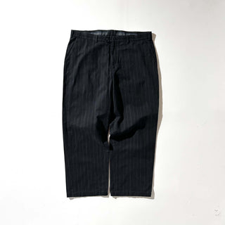 00's Structure "極太" ピンストライプ ワイド スラックス