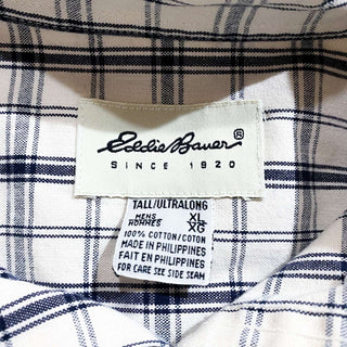 90's～ Eddie Bauer チェック L/Sシャツ