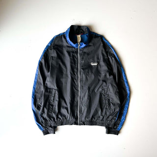00's champion ブラック×ブルー ナイロン ジャケット