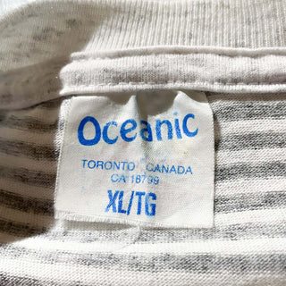 "made in Canada" Oceanic ブートレグ adidas トレフォイルロゴ ボーダー Tシャツ