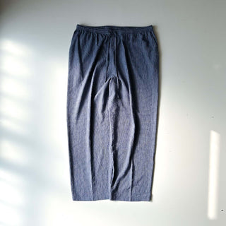 90's～00's STYLE&CO. "極太" レーヨン×ポリエステル ドローコード チェック ワイド イージー パンツ