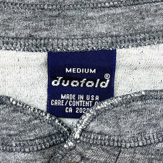 80's～90's Duofold "made in USA" グレー ヘンリーネック カットソー