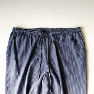 90's～00's STYLE&CO. "極太" レーヨン×ポリエステル ドローコード チェック ワイド イージー パンツ