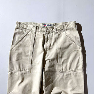 00's Tommy Hilfiger ヘリンボーン ベイカータイプ チノ パンツ