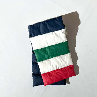 00's Hudson's Bay マルチカラー 中綿 パッファー マフラー