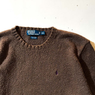 OLD RALPH LAUREN コットン×リネン ニット セーター
