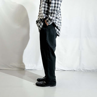 90's～ OLD RALPH LAUREN "ANDREW PANT" ダークネイビー ２タック チノ パンツ