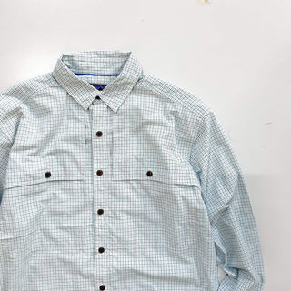 Patagonia アイランドホッパー フィッシング チェック L/Sシャツ