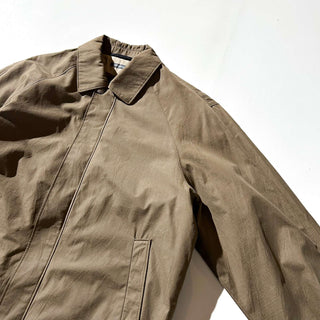 00's PERRY ELLIS PORTFOLIO ブラウン ピーチスキン セーリング ジャケット