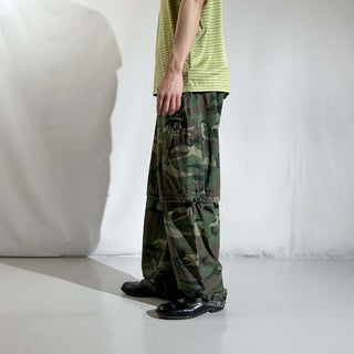 00's ウッドランドカモ 2way カーゴ パンツ