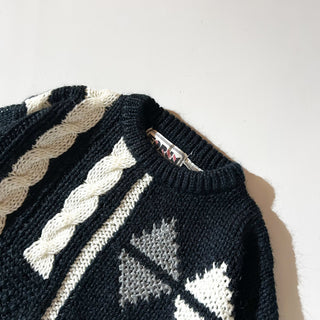 80's～90's FORUM 総柄 ニット セーター