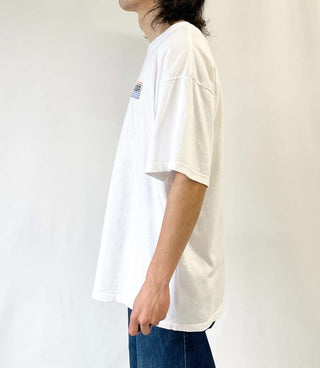 00's adidas バックロゴ プリント Tシャツ