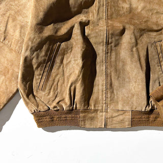 90's～00's Croft & Barrow キルティング レザー ブルゾン ジャケット