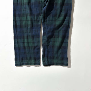 00's RALPH LAUREN ドローコード ブラックウォッチ チェック パジャマ パンツ