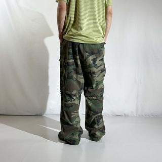00's ウッドランドカモ 2way カーゴ パンツ