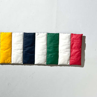 00's Hudson's Bay マルチカラー 中綿 パッファー マフラー