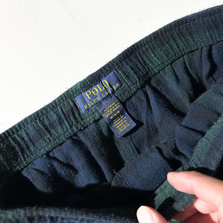 00's RALPH LAUREN ドローコード ブラックウォッチ チェック パジャマ パンツ
