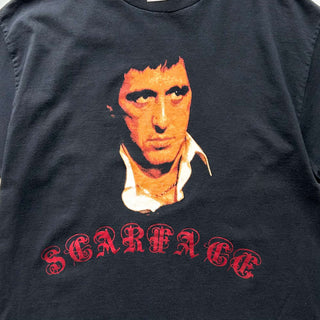 90's～00's Scarface "Tony Montana" ムービー プリント Tシャツ