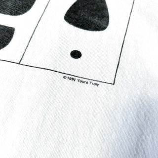 90's "made in USA" Fruit of the Loom "THE EVOLUTION OF AUTHORITY" プリント Tシャツ