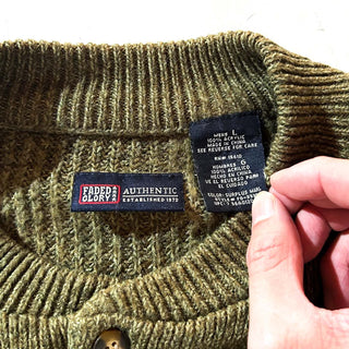 90's～00's FADED GLORY メランジ ジープ ニット セーター