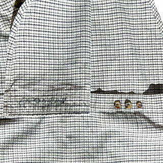 90's Eddie Bauer オックスフォード チェック ボタンダウン L/Sシャツ
