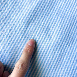 00's Croft＆Barrow シアサッカー ドローコード ワイド イージー パンツ