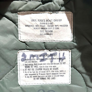 90's U.S.AIR FORCE CWU-9P キルティング ライナー ジャケット