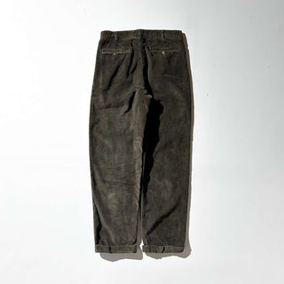 00's BILL BLASS カーキ 2タック コーデュロイ パンツ