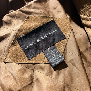 90's～00's Croft & Barrow キルティング レザー ブルゾン ジャケット