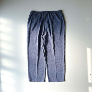 90's～00's STYLE&CO. "極太" レーヨン×ポリエステル ドローコード チェック ワイド イージー パンツ