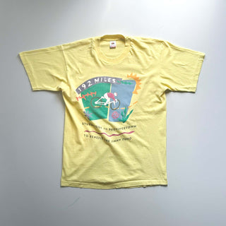 90's "made in USA" FRUIT OF THE LOOM "PAN-MASS CHALLENGE" 両面プリント Tシャツ
