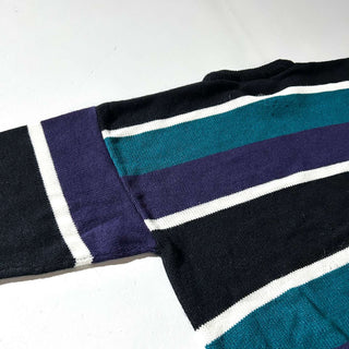 90's AMERICAN WEEKEND マルチボーダー ニット セーター