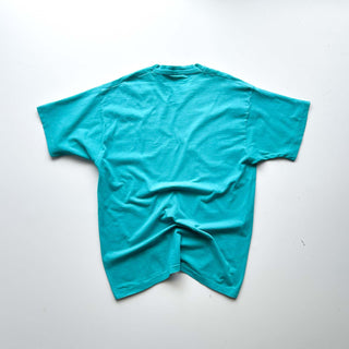 90's "made in USA" Mickey&CO. 青パンミッキー キャラクター プリント Tシャツ