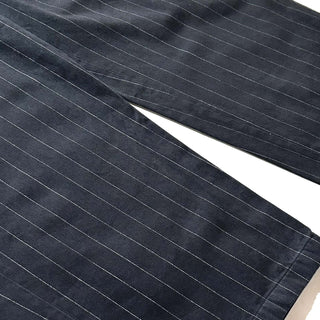 00's Structure "極太" ピンストライプ ワイド スラックス