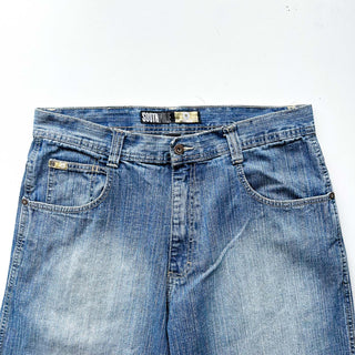 00's SOUTH POLE デニム バギー ショーツ