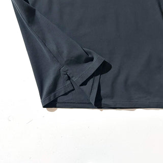 00's RALPH LAUREN "Custom Slim Fit Stretch Mesh" ハーフジップ S/Sポロシャツ