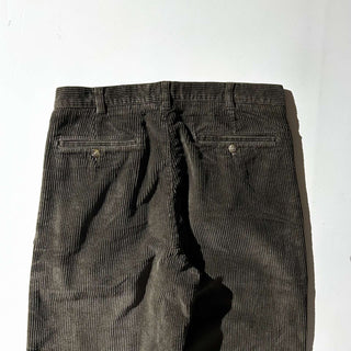 00's BILL BLASS カーキ 2タック コーデュロイ パンツ