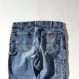 00's Dickies ボロ ワイド ペインター デニム パンツ