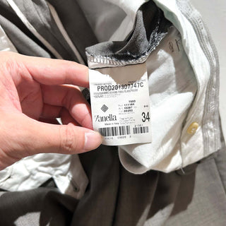 90's "made in ITALY" zanella "VITALE BARBERIS CANONICO" ノータック スラックス