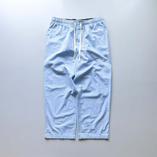 00's Croft＆Barrow シアサッカー ドローコード ワイド イージー パンツ