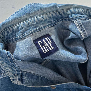 90's OLD GAP デニム レギュラーカラー L/Sシャツ