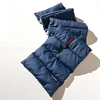 00's Hudson's Bay マルチカラー 中綿 パッファー マフラー