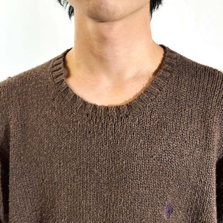 OLD RALPH LAUREN コットン×リネン ニット セーター