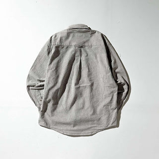 90's Eddie Bauer オックスフォード チェック ボタンダウン L/Sシャツ