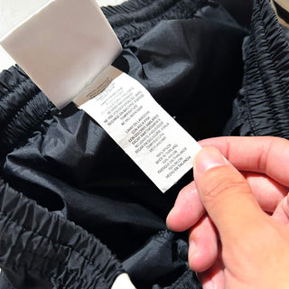 90's adidas ブラック ドローコード ナイロン パンツ