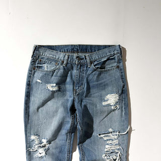 00's Levi's ジップフライ ボロ ダメージ デニム パンツ