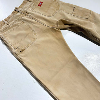 00's Dickies フェード ボロ ダック ペインター パンツ(ベージュ)