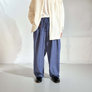 90's～00's STYLE&CO. "極太" レーヨン×ポリエステル ドローコード チェック ワイド イージー パンツ