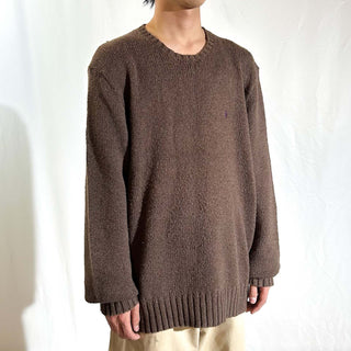 OLD RALPH LAUREN コットン×リネン ニット セーター