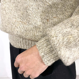 80's "made in USA" Eddie Bauer メランジ ウール ニット セーター